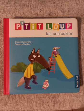 Livre p'tit loup fait une colère