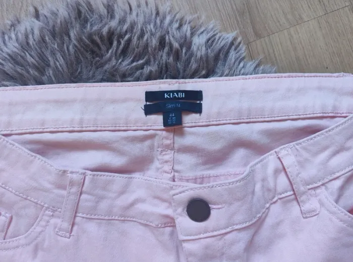 Pantalon slim rose - photo numéro 2