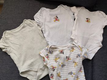 Lots de 4 bodies bébé garçon