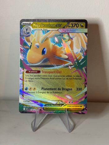 Mega dracolosse Ex carte Pokémon héros transcendants 152/217 