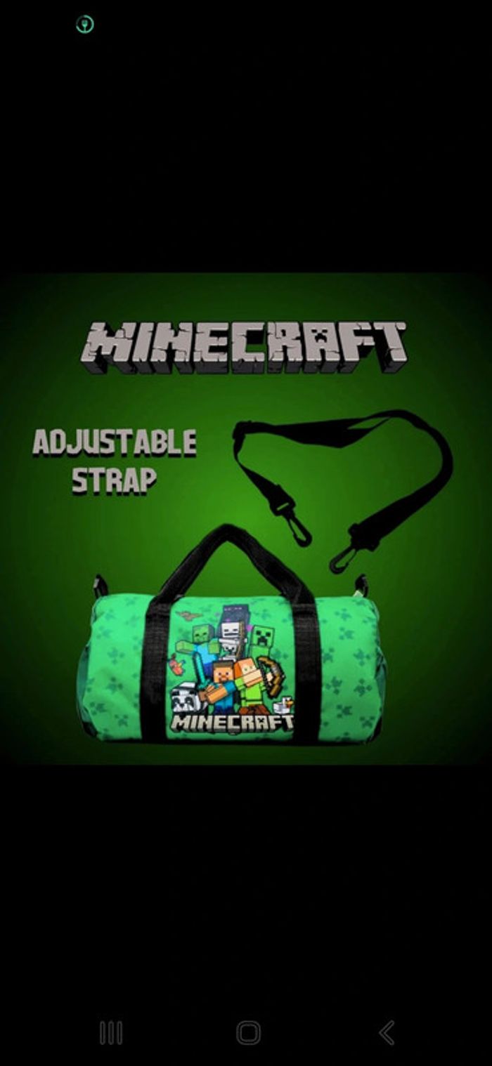 Sac de sport minecraft - photo numéro 5