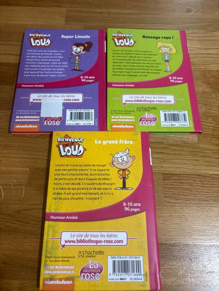 Lot 3 livres Bienvenue chez les Loud - photo numéro 2