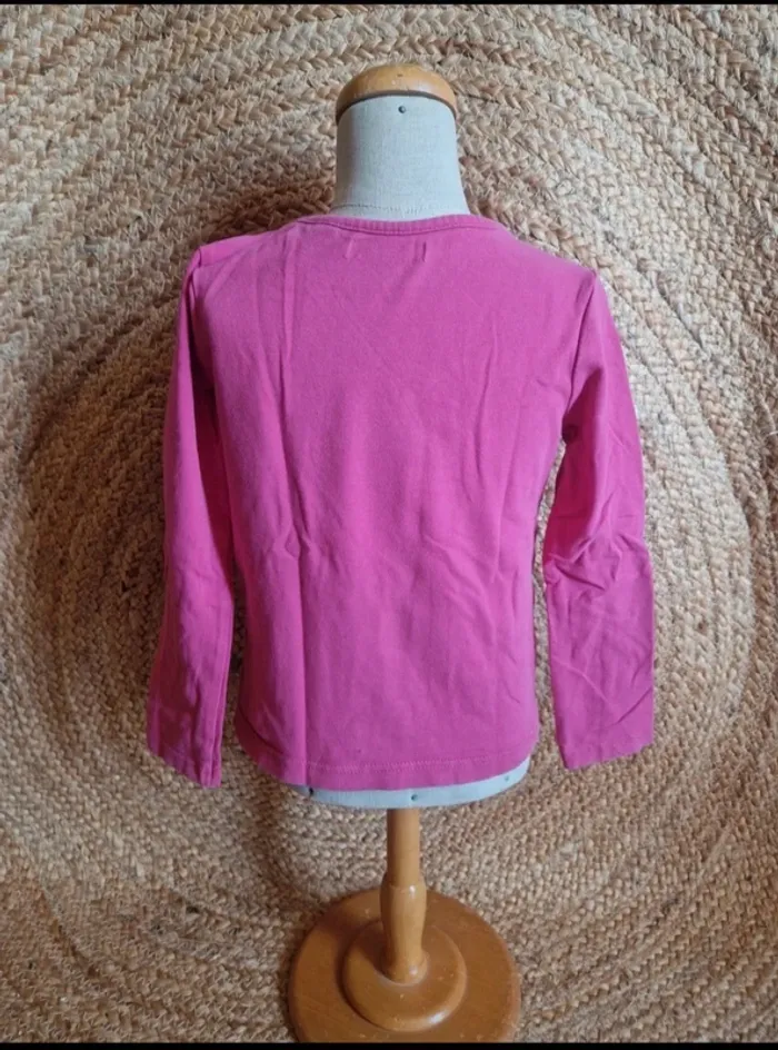 Lot de 3 hauts à manches longues rose fille okaïdi et sergent major 3 ans 98cm - photo numéro 8
