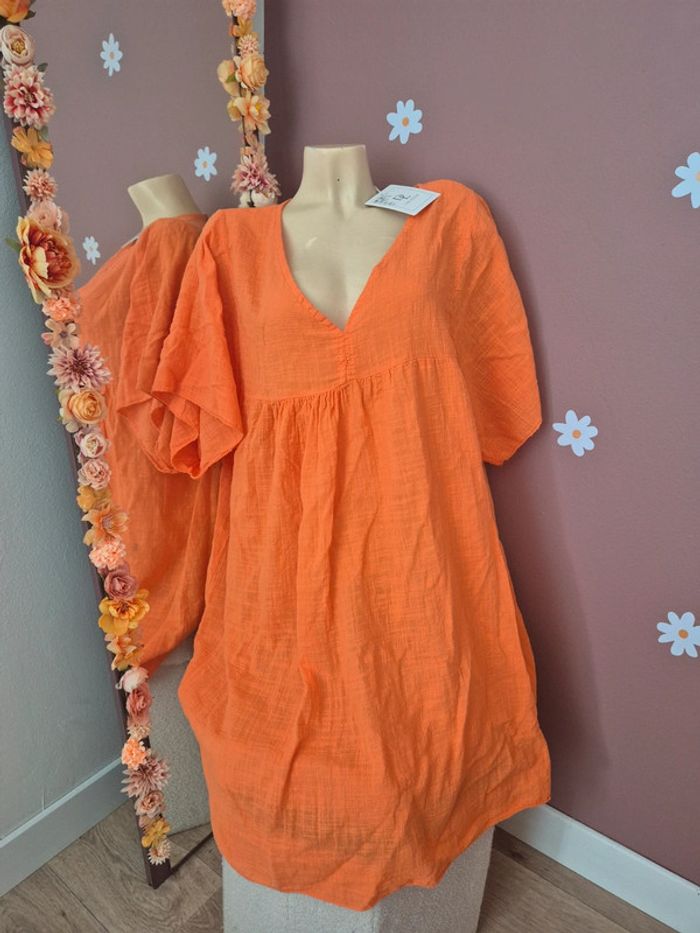 Robe légère orange