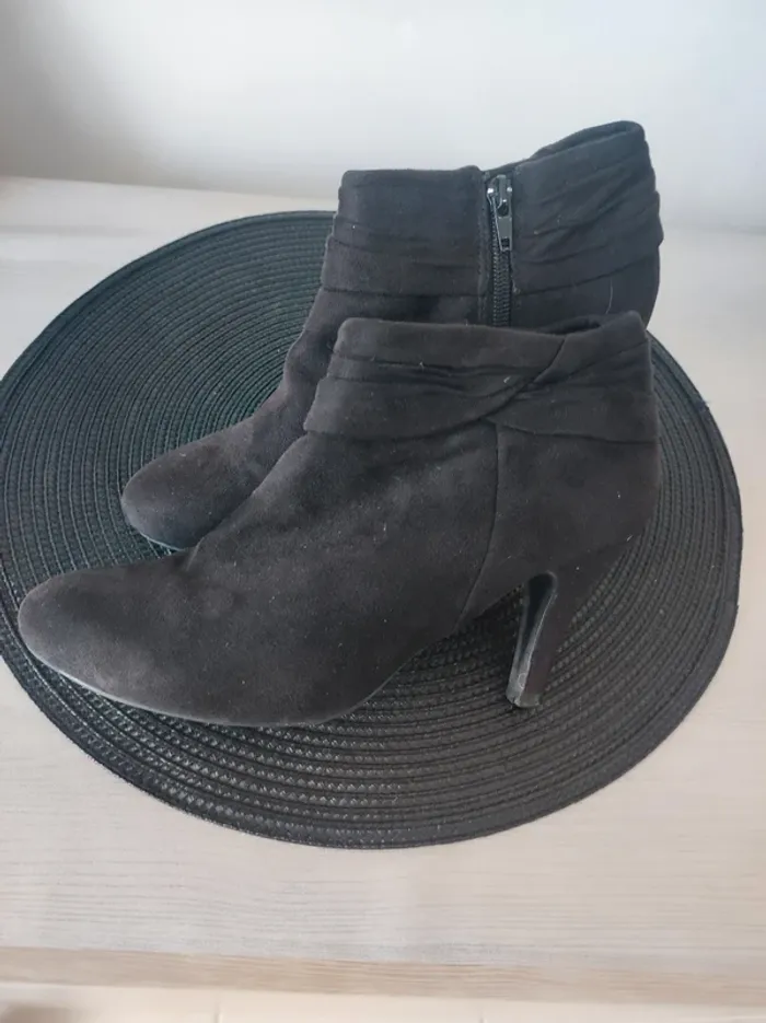 Bottines en daim