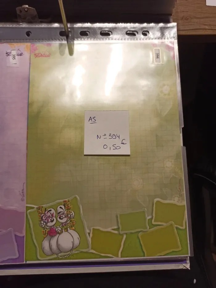 Feuille Diddl A5 394 0,50€