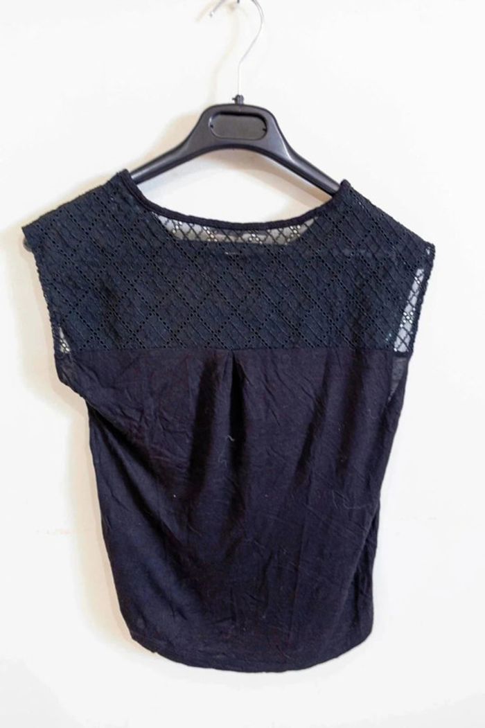 C50 blouse noir Etam XS - photo numéro 2