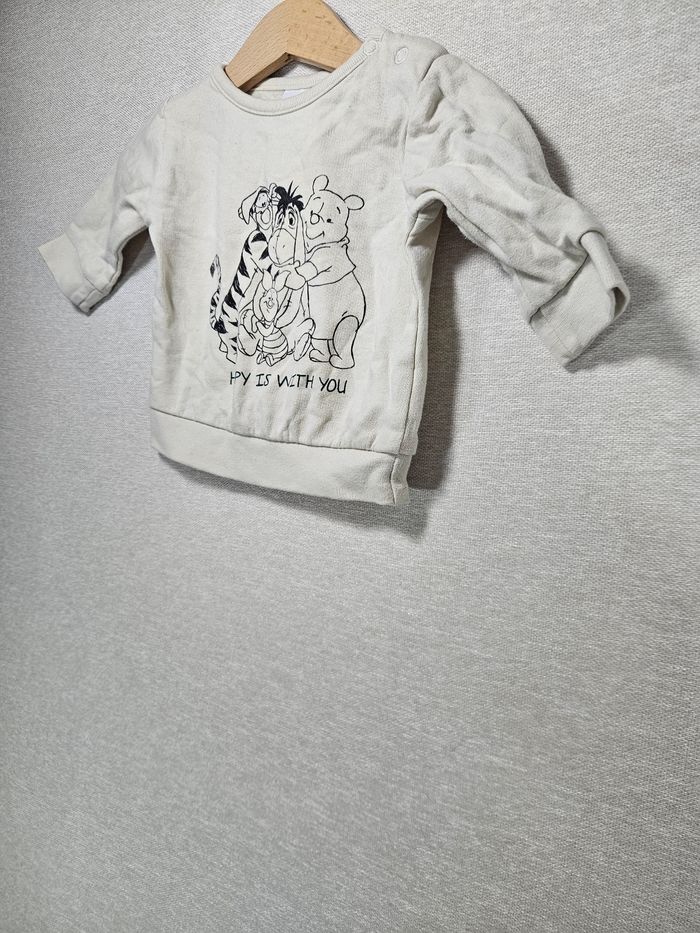 Pull winnie l'ourson  zeeman 62 cm - photo numéro 3