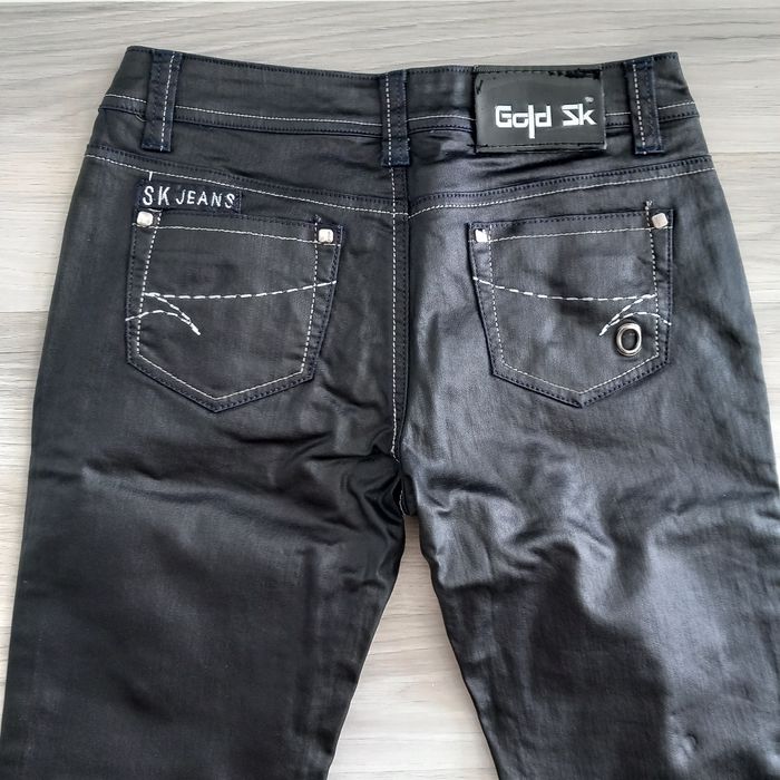 Jean femme noir SK Jean taille M - photo numéro 8