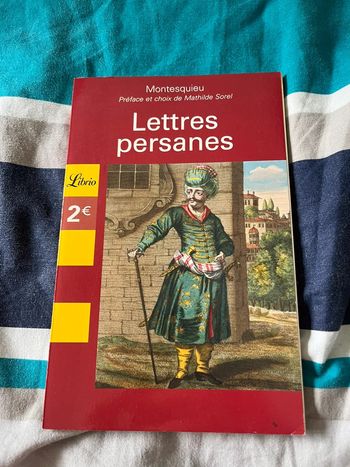 Livre lettres persanes