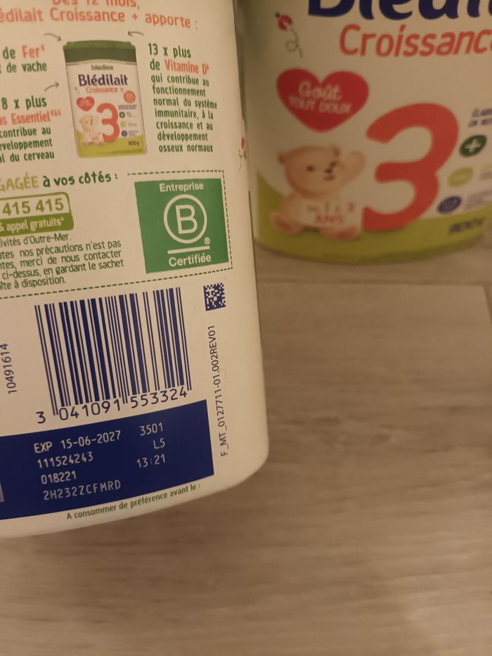 2 boîtes blédilait 3 ème âge - photo numéro 2