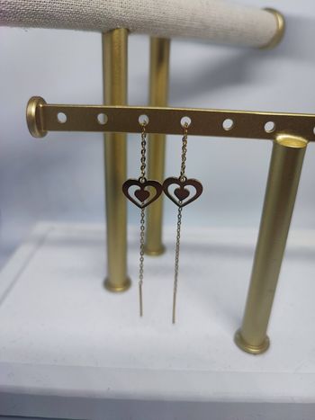 Boucles d'oreilles en acier inoxydable