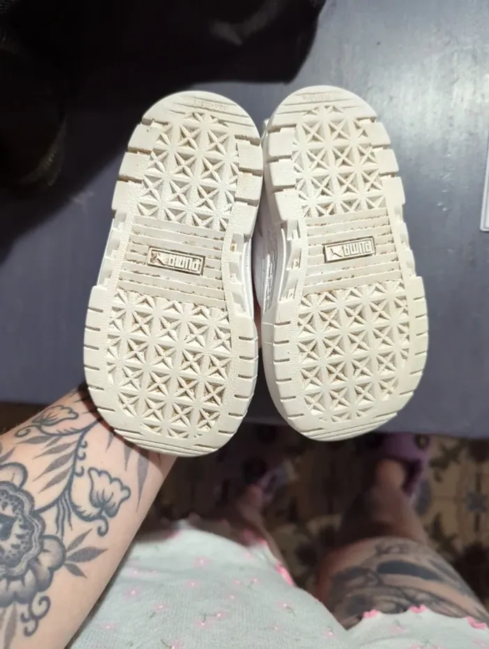 Baskets Puma blanches - photo numéro 5