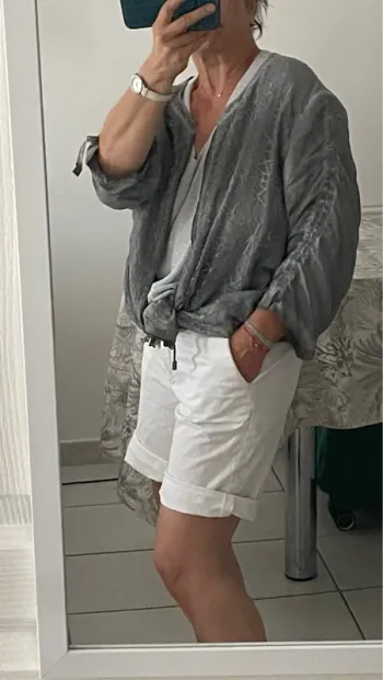 Bomber gris perle