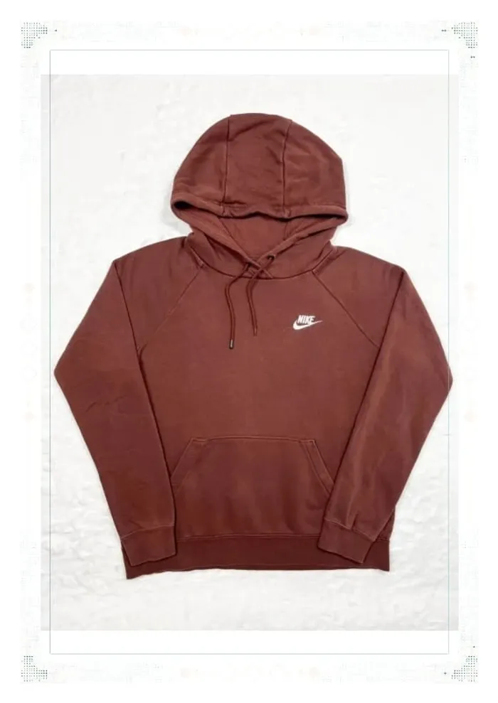 Nike pull à capuche bordeaux femme taille S