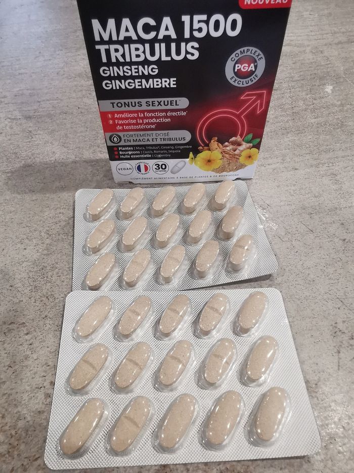 Complement alimentaire  maca 1500 tribulus santarome - photo numéro 4