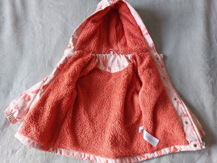 Manteau parka enfant Zeeman motif parapluies 24 mois - photo numéro 7