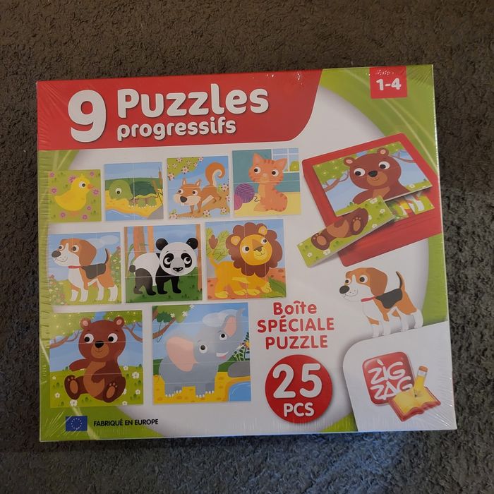 9 puzzles progressifs