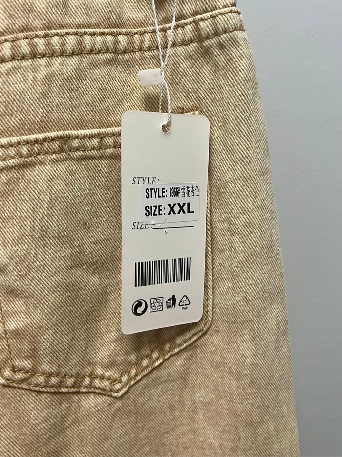 Jean large beige - photo numéro 6