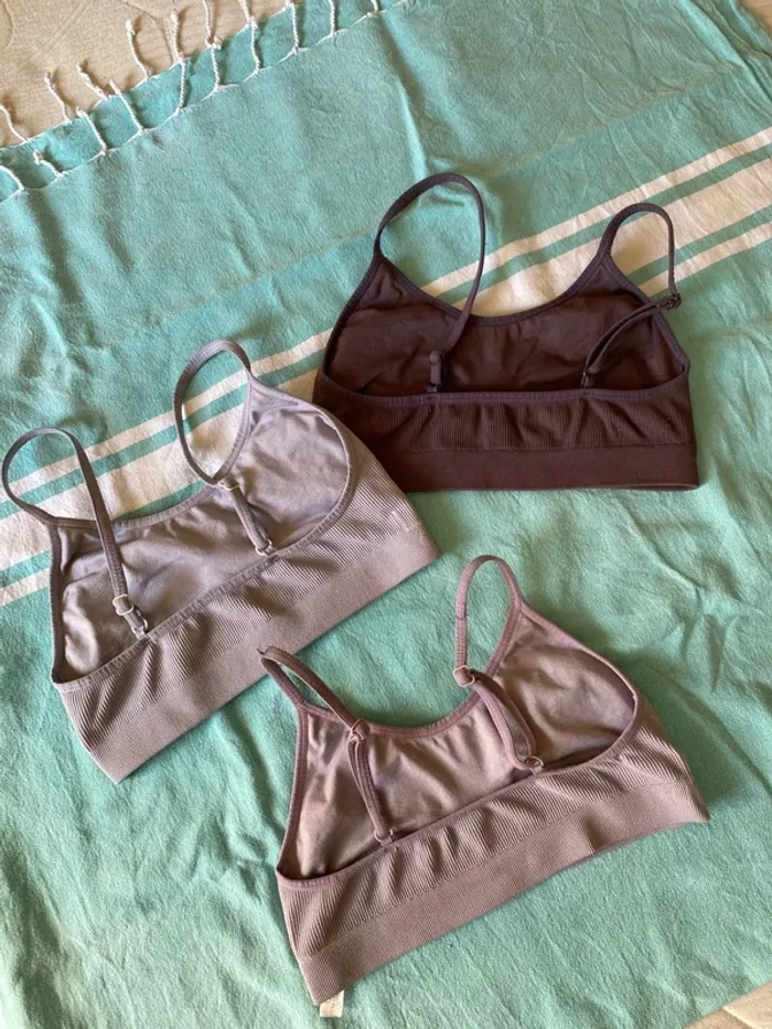 Lot de 3 brassières - photo numéro 2