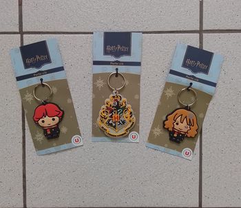 Lot de 3 porte-clés Harry Potter. Neuf