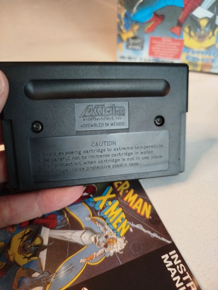Spider-Man X-Men méga drive sega complet - photo numéro 6