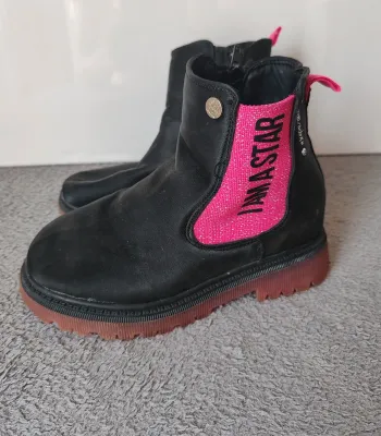 Primark Home Soft Foam Bottines Cheville  Noir & Rose – Taille 31