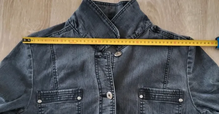 Veste en jean grise anthracite Ep Taille 44 46 - photo numéro 8