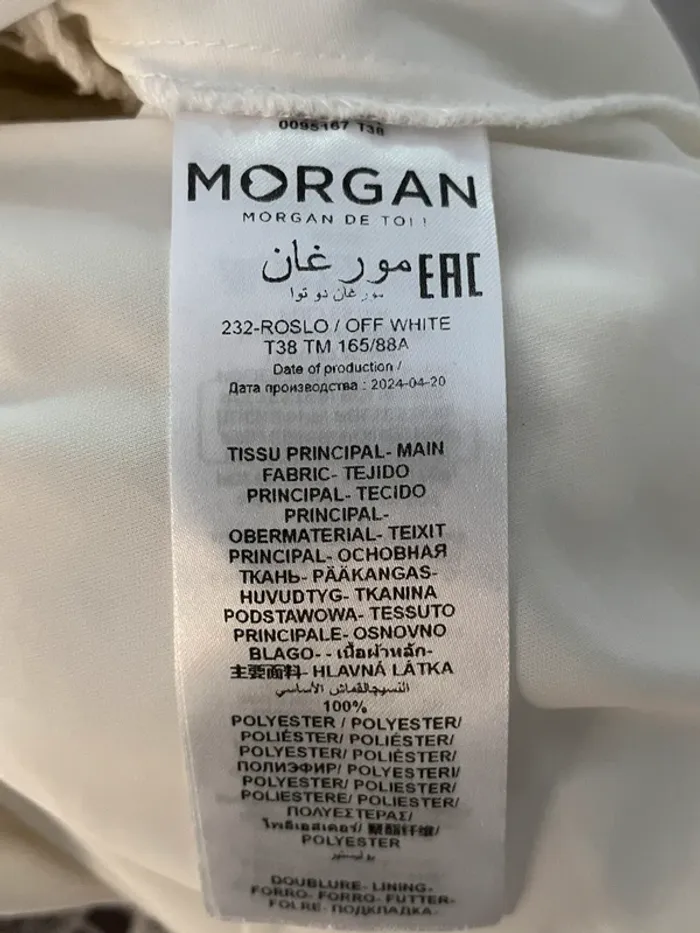 Robe guipure Morgan blanche / 232-Roslo T38 - photo numéro 5