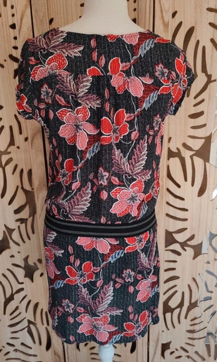 Robe imprimée fleurs bande élastique T 36 Grain de malice - photo numéro 5