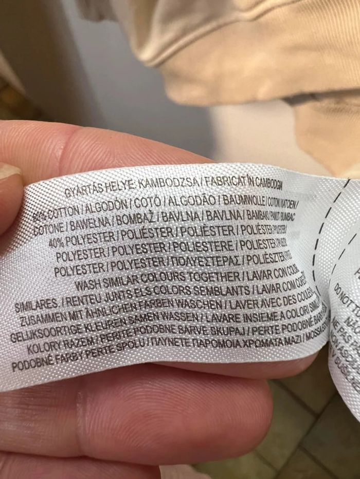Sweat à capuche Beige Primark - Taille M - Parfait État. - photo numéro 4