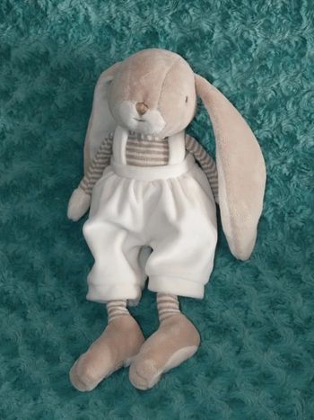 Doudou lapin Lucian blanc beige Bukowski 🐰tbe