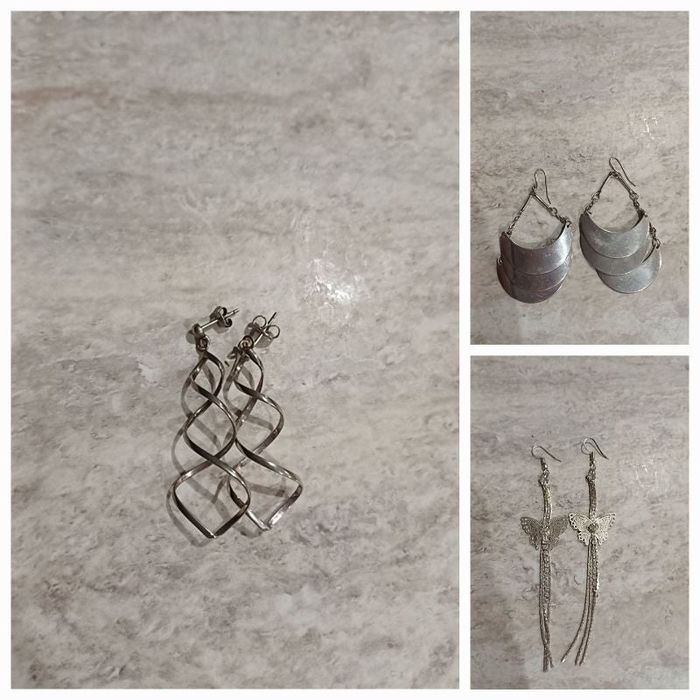 Lot 3 boucles d'oreilles femme