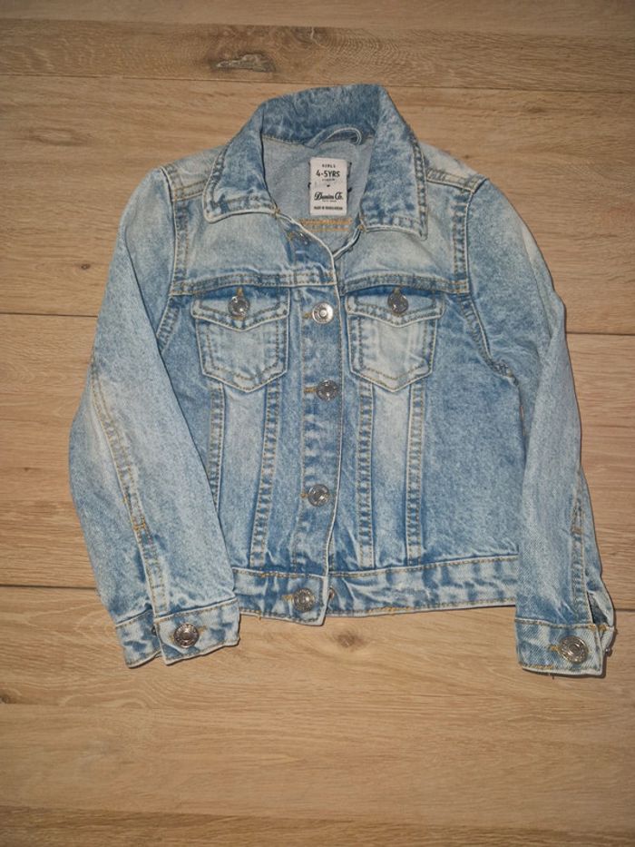 Jolie veste en jean fille 4-5 ans