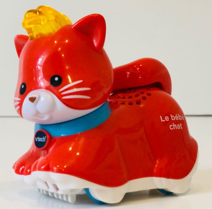 Vtech Tut Tut Animo Paprika le bébé chat tracteur zoo maxi jungle super ferme bateau des animaux tigre panda hippo koala chat poule cheval tigre cochon crocodile singe copains bolides rare lot SOP77 - photo numéro 3