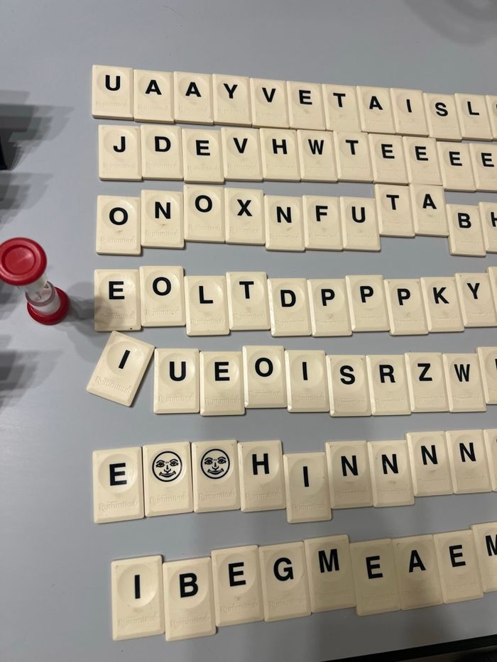 Jeu rummikub lettres