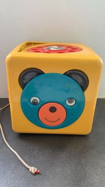 Jouet d'éveil Cube multijeux Vintage