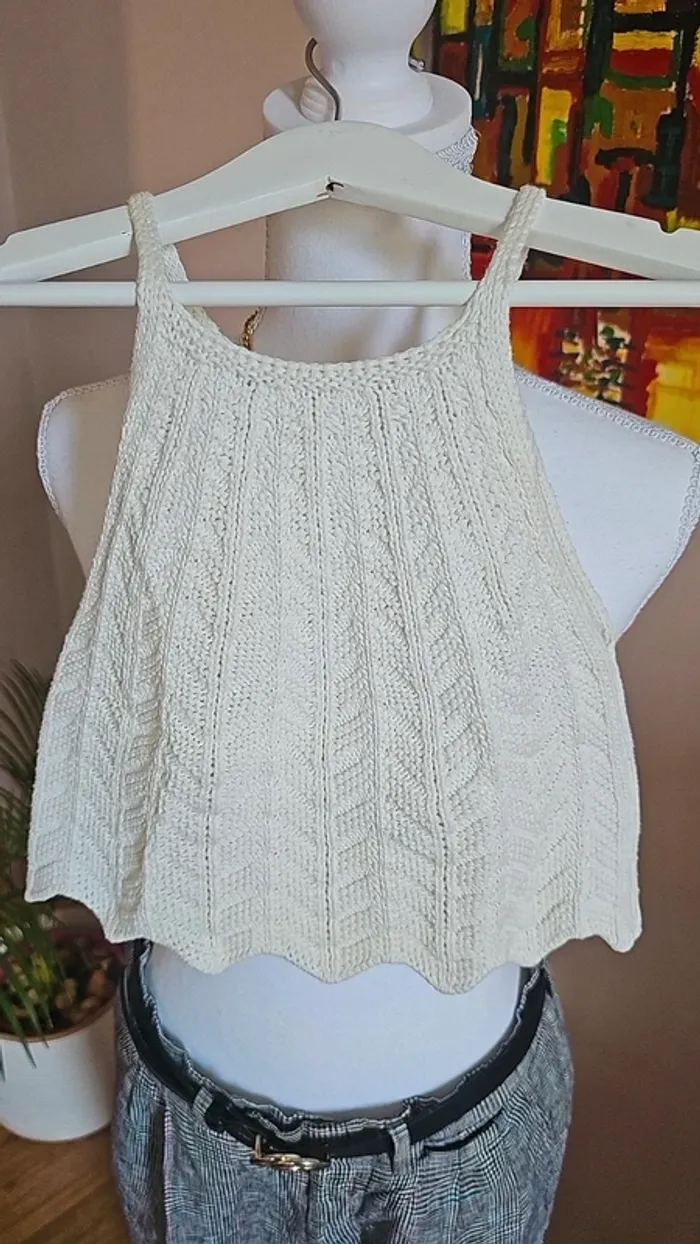Top Zara 6/7 ans crochet boheme - photo numéro 4