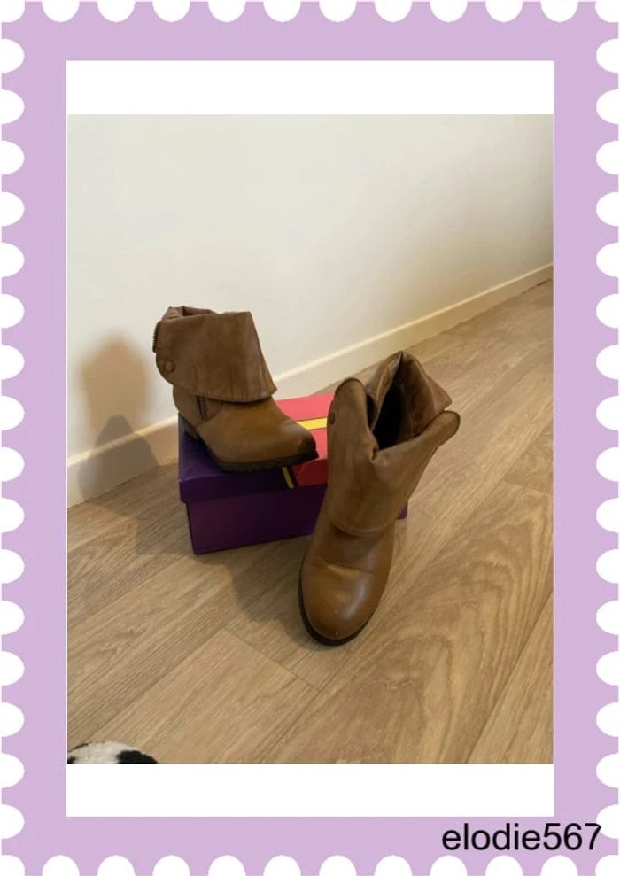 Boots / bottines camel 40