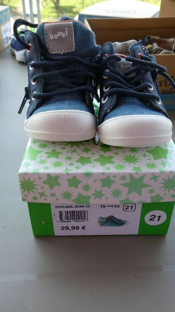 Chaussures premiers pas - bébé garçon - Kouki - pointure 21