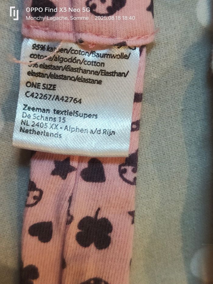 Bandeau 0-3mois Zeeman Réduction jusqu'à -70% - photo numéro 2