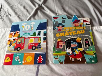 Lot de 2 livres d’activités enfants neuf
