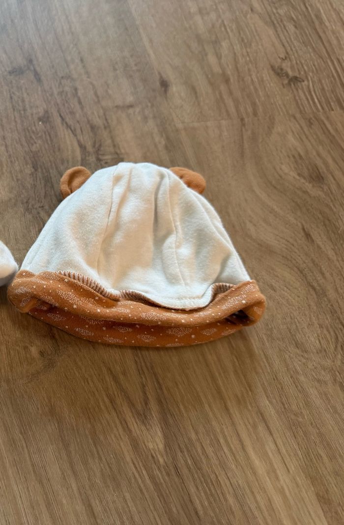 Bonnet  bébé naissance Sauthon très bon état - photo numéro 2