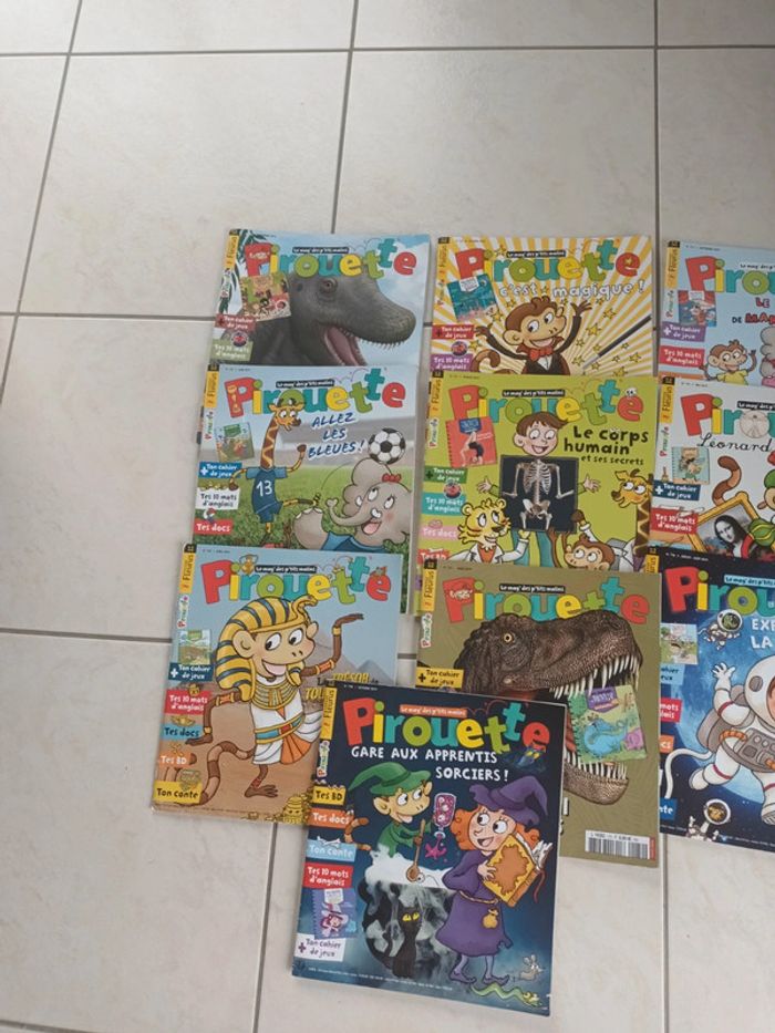 Lot de 10 magazines Pirouette pour enfants de 5 à 8 ans - photo numéro 2