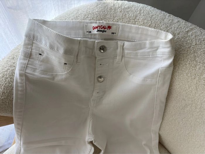 Jean Jennyfer taille 38 blanc - photo numéro 2