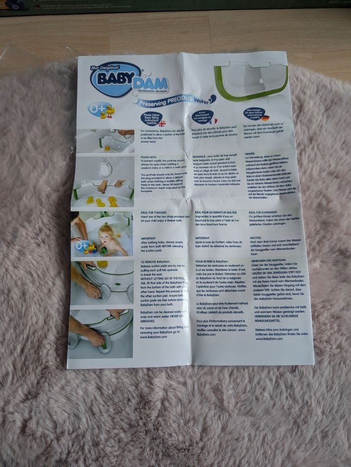 Réducteur de baignoire - Babydam - photo numéro 7