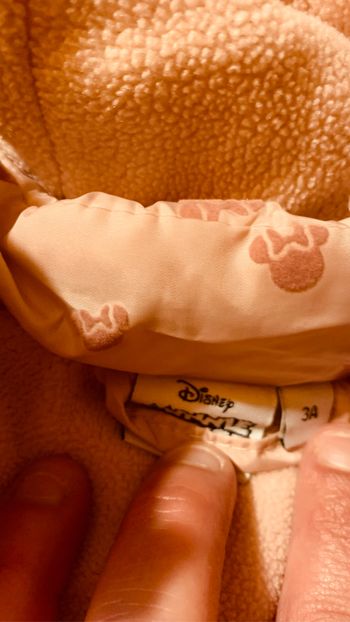 Manteau Minnie mousse 3 ans