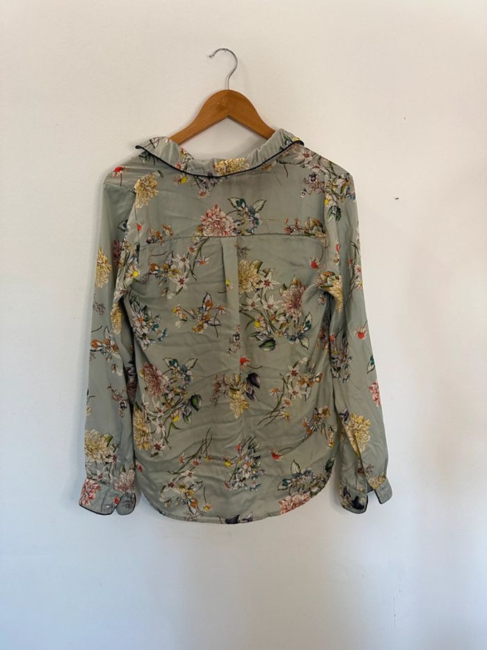Blouse fleurie édition limitée Kiabi taille M peu porté - photo numéro 3