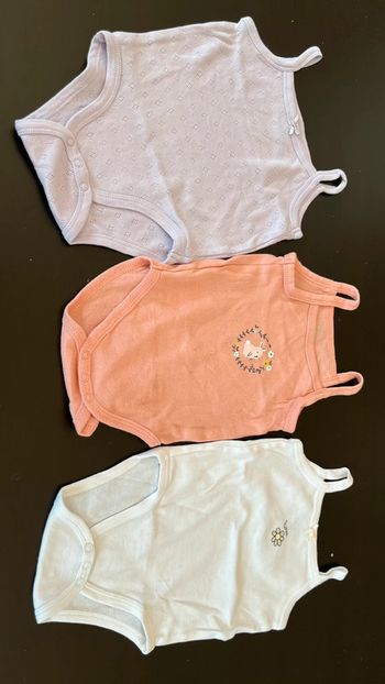 Lot 3 bodys 9 mois