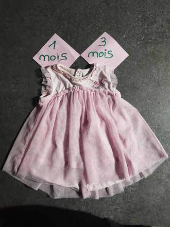 Robe tulle Minnie 1/3 mois